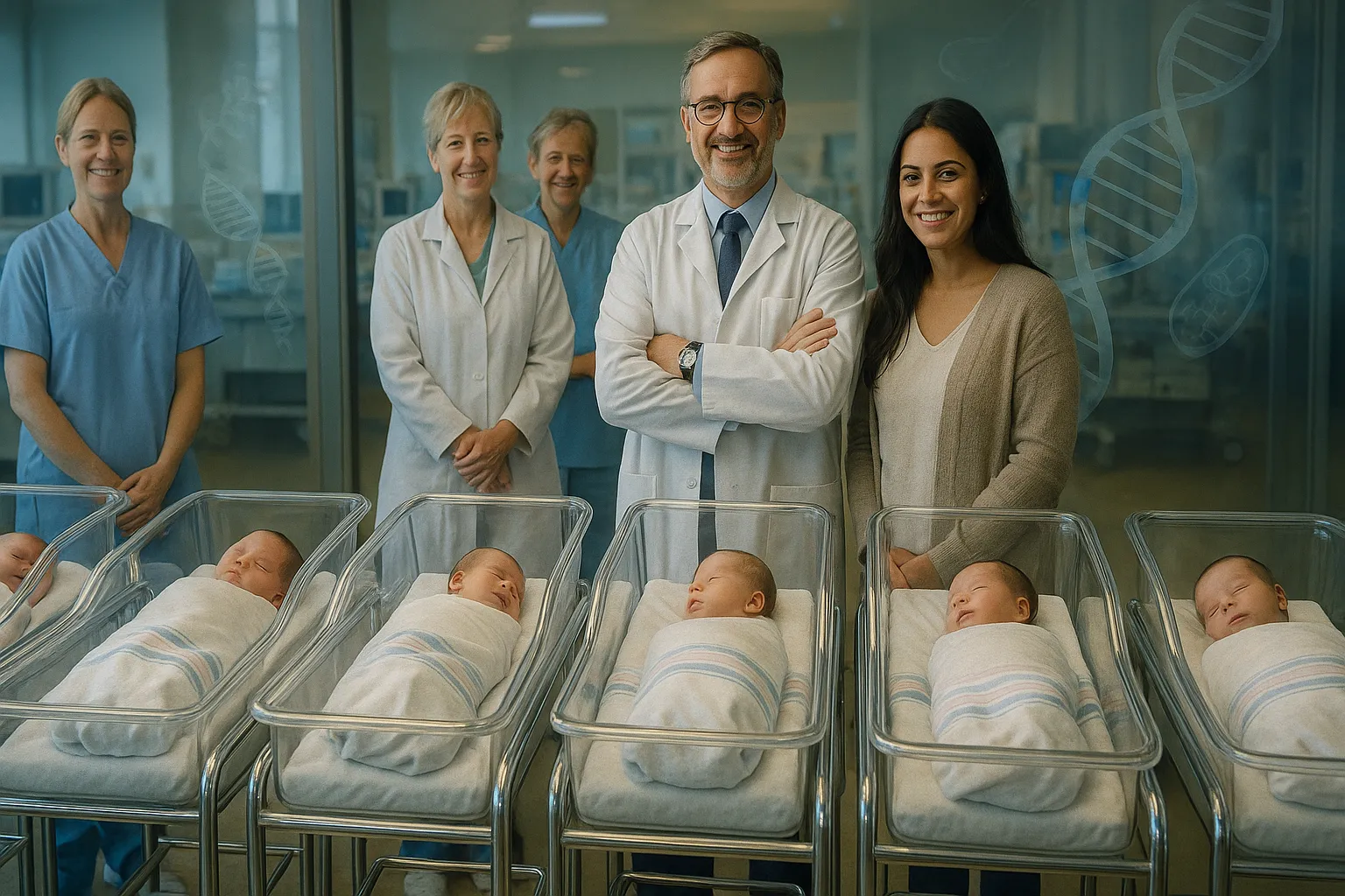 An innovative three‑parent