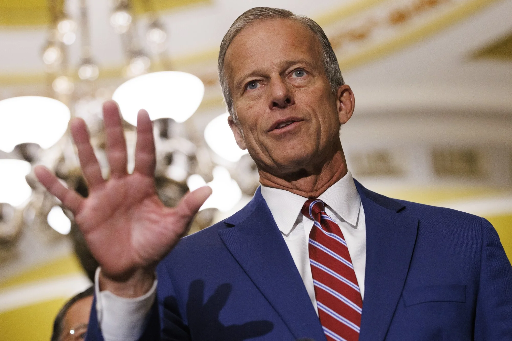 Thune Shifts Course