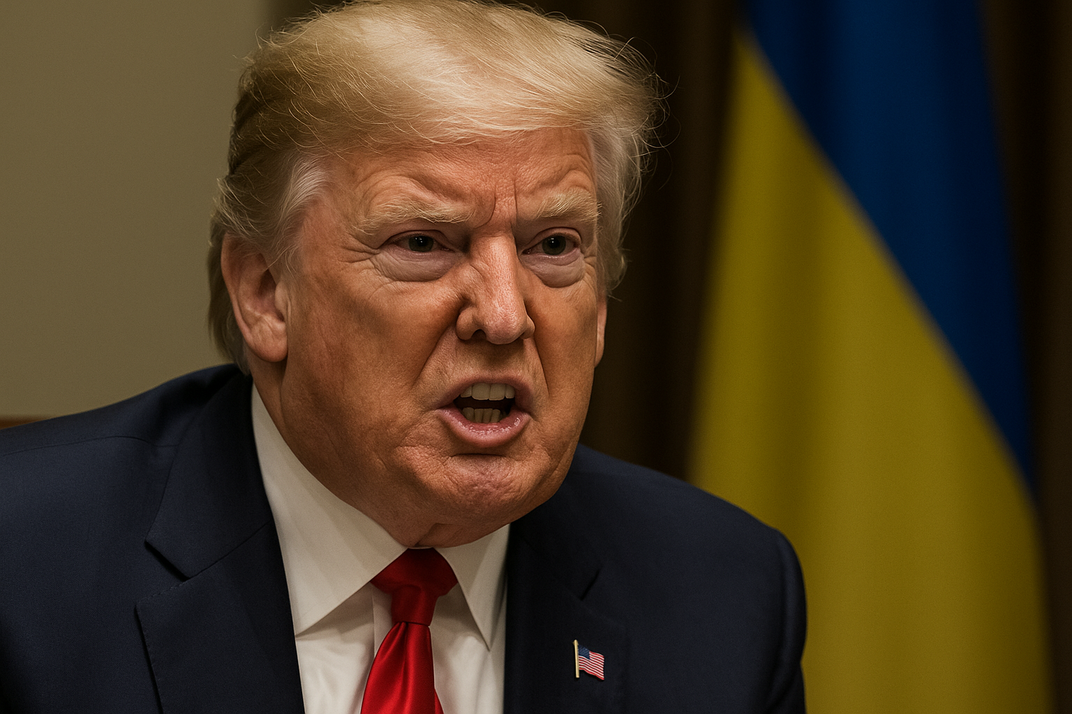 Trump claims Putin is spreading “nonsense”