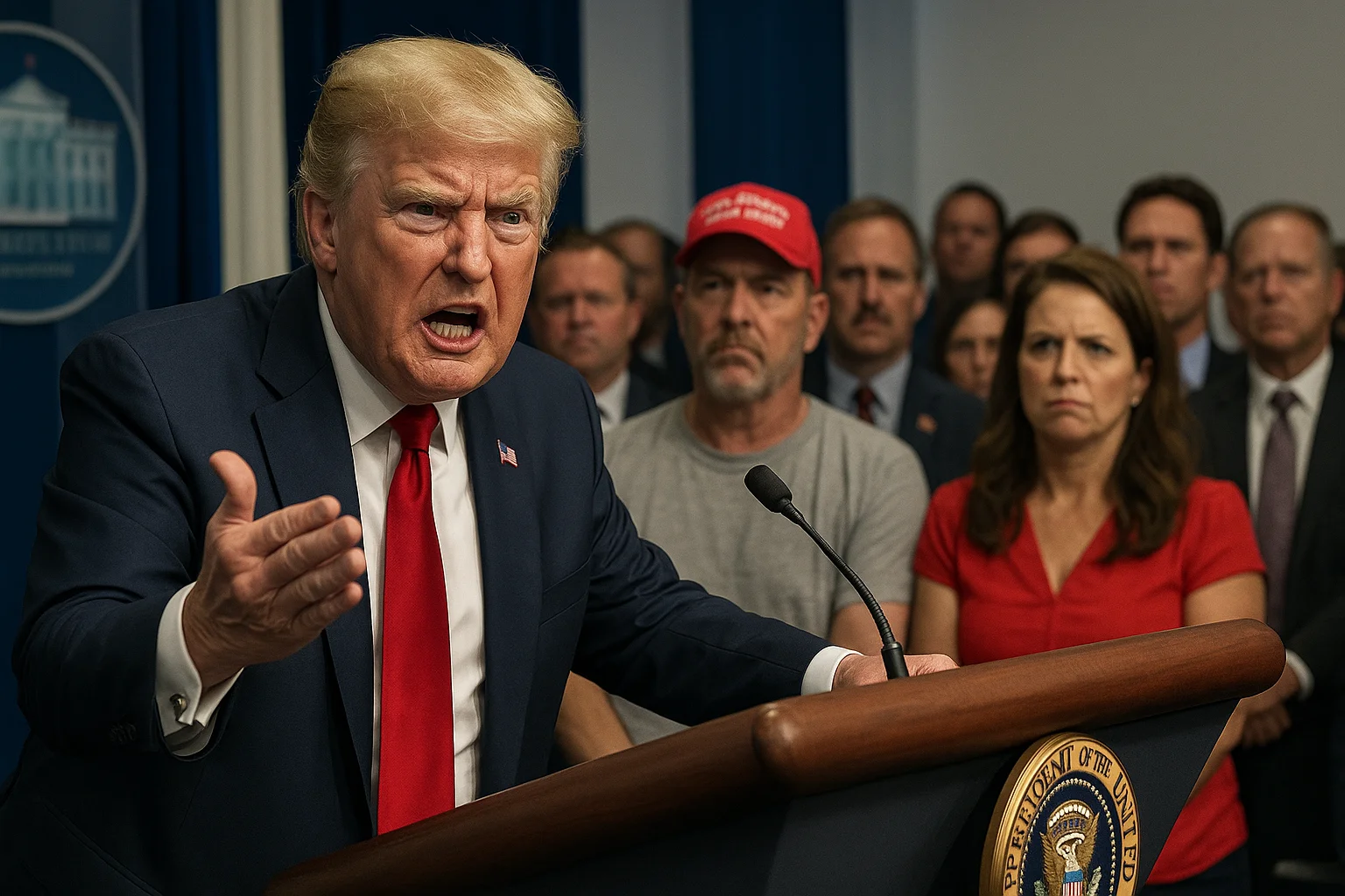 Trump rebukes his supporters