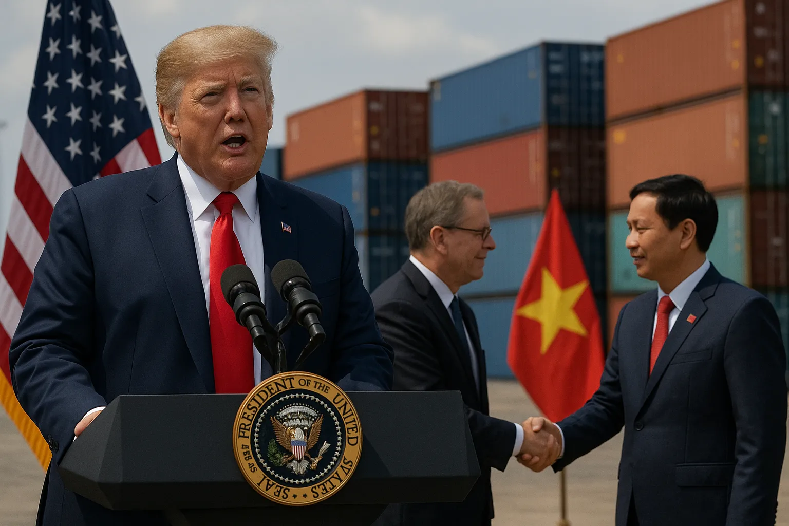 Trump says the United States